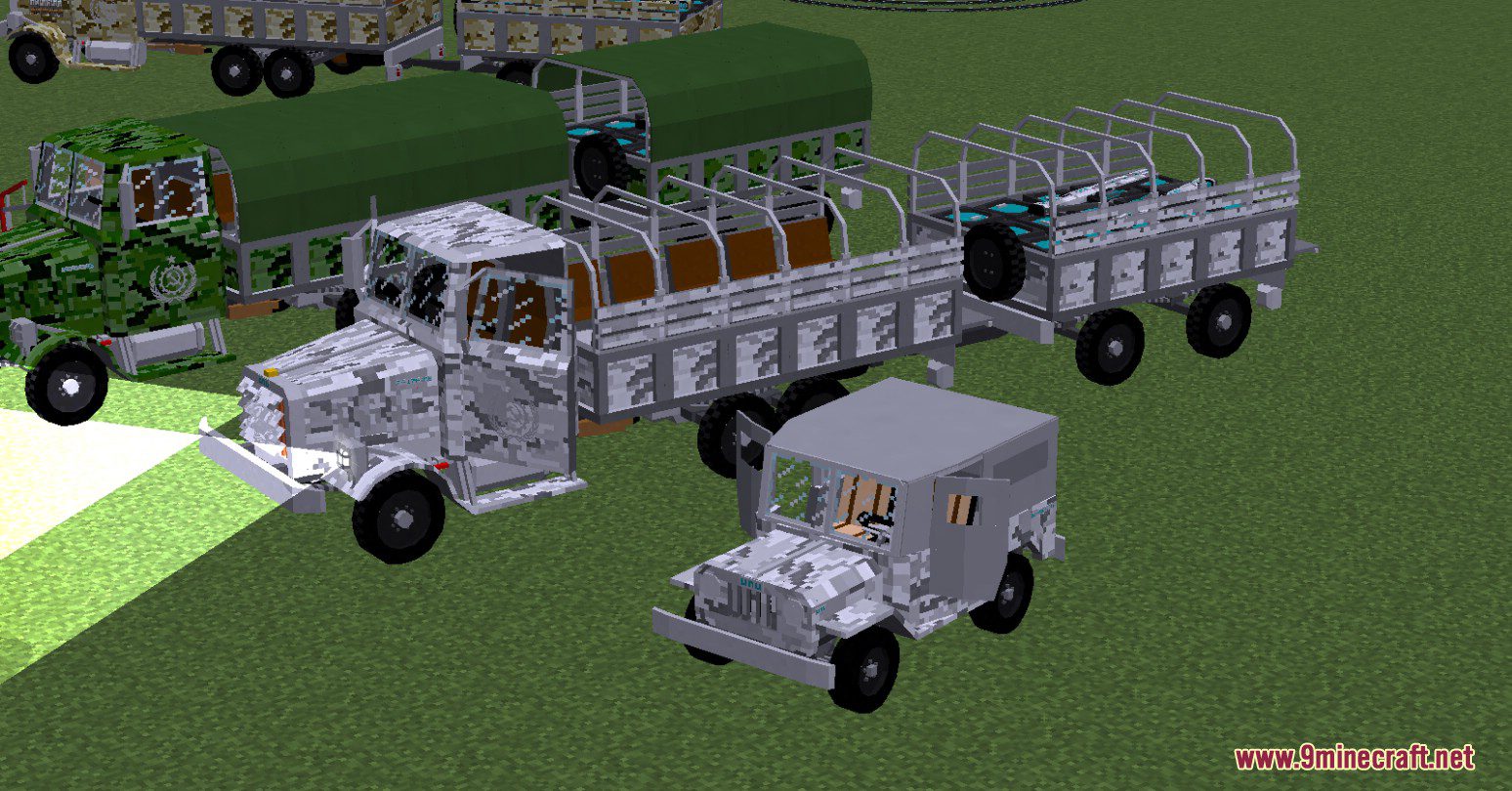 Military Vehicles Mod (1.12.2) - Jeep, Truck, Trains, Tank 6