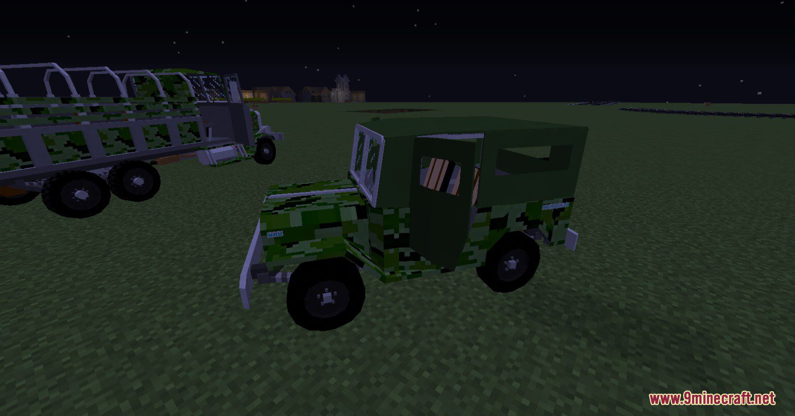 Military Vehicles Mod (1.12.2) - Jeep, Truck, Trains, Tank 7