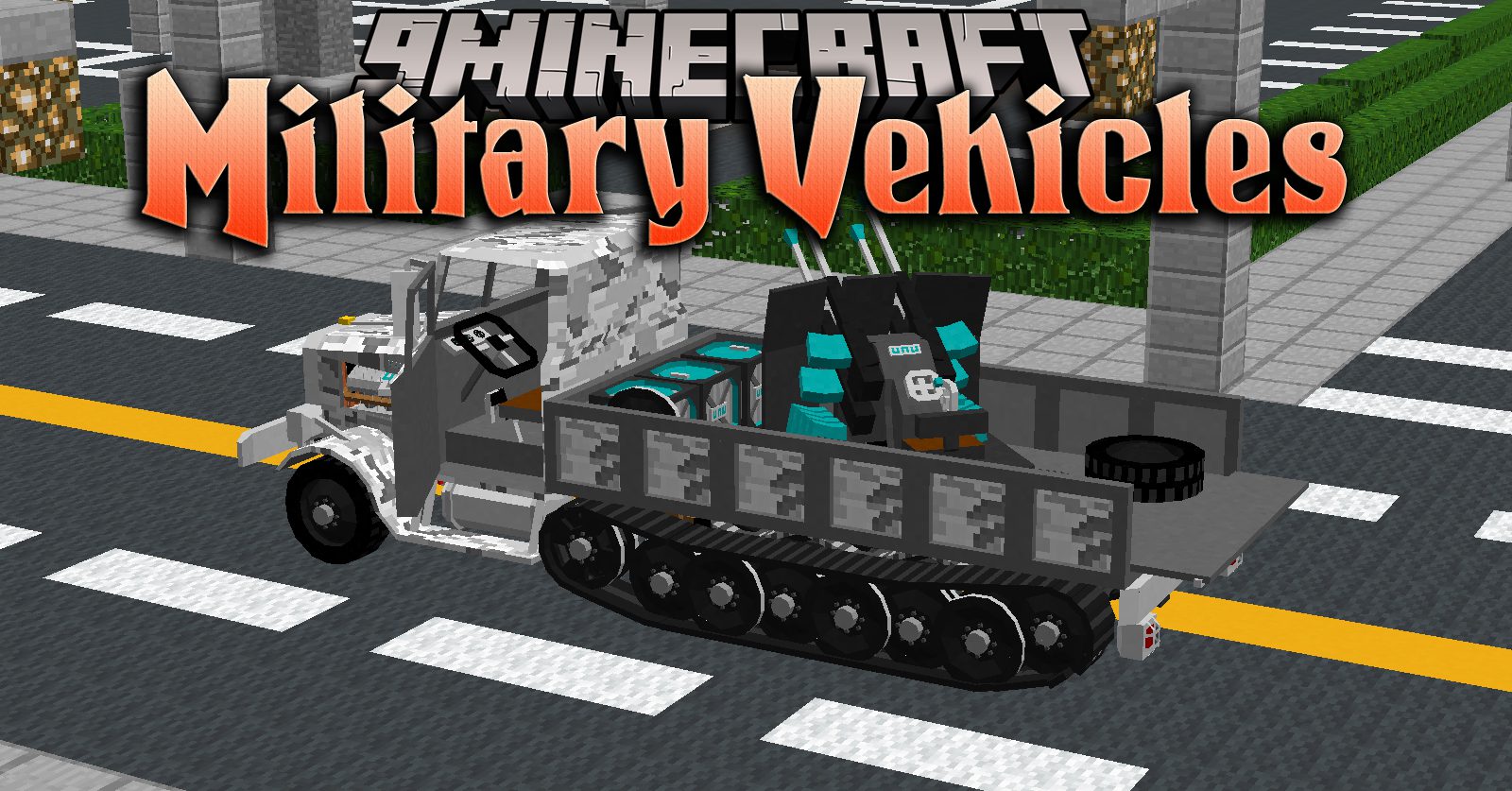 Military Vehicles Mod (1.12.2) - Jeep, Truck, Trains, Tank 1