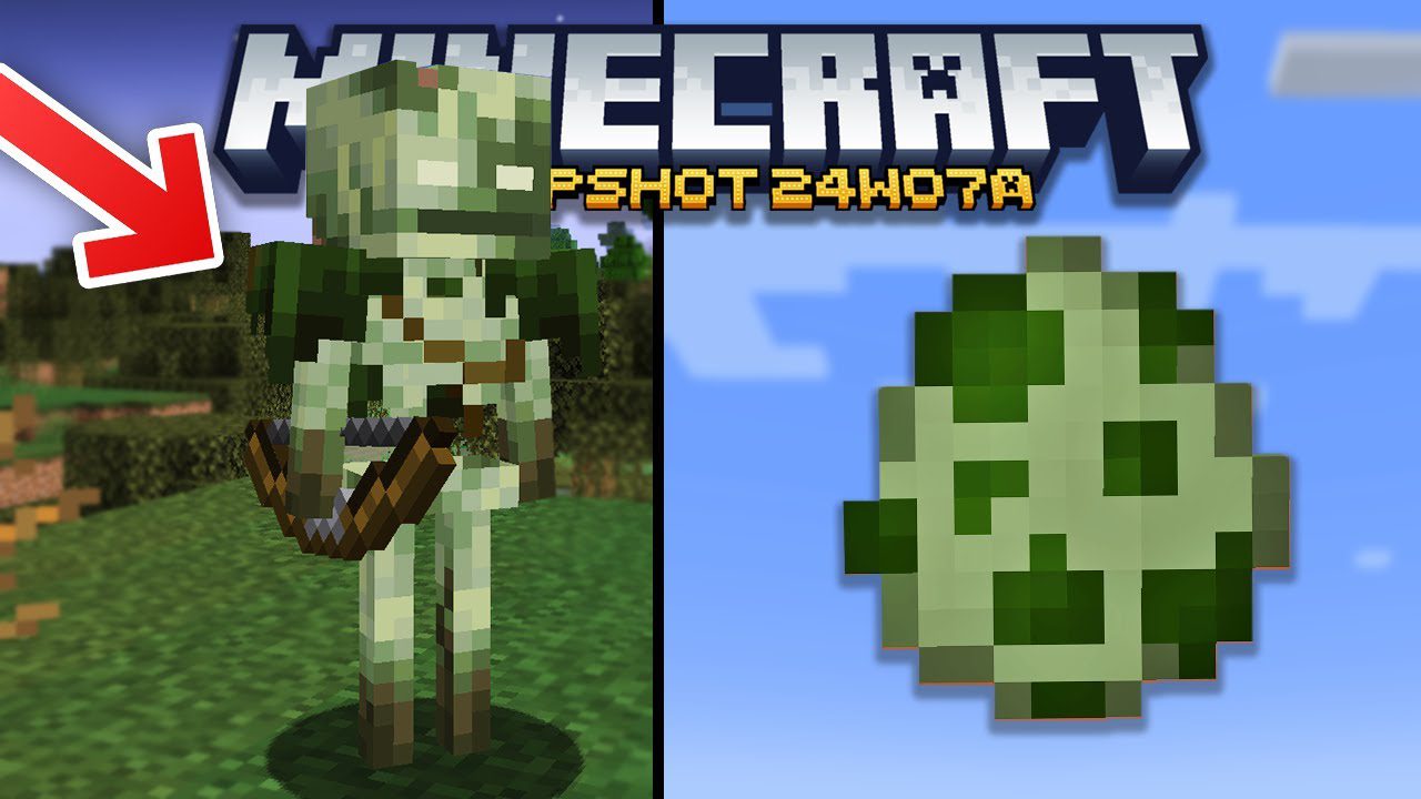 Minecraft 1.21, 1.20.5 Snapshot 24w07a - New Mob The Bogged 1