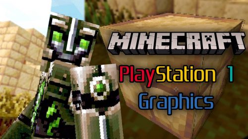 Minecraft PS1 PSX Shaders (1.21.3, 1.20.1) – PlayStation 1 Shader Pack Thumbnail