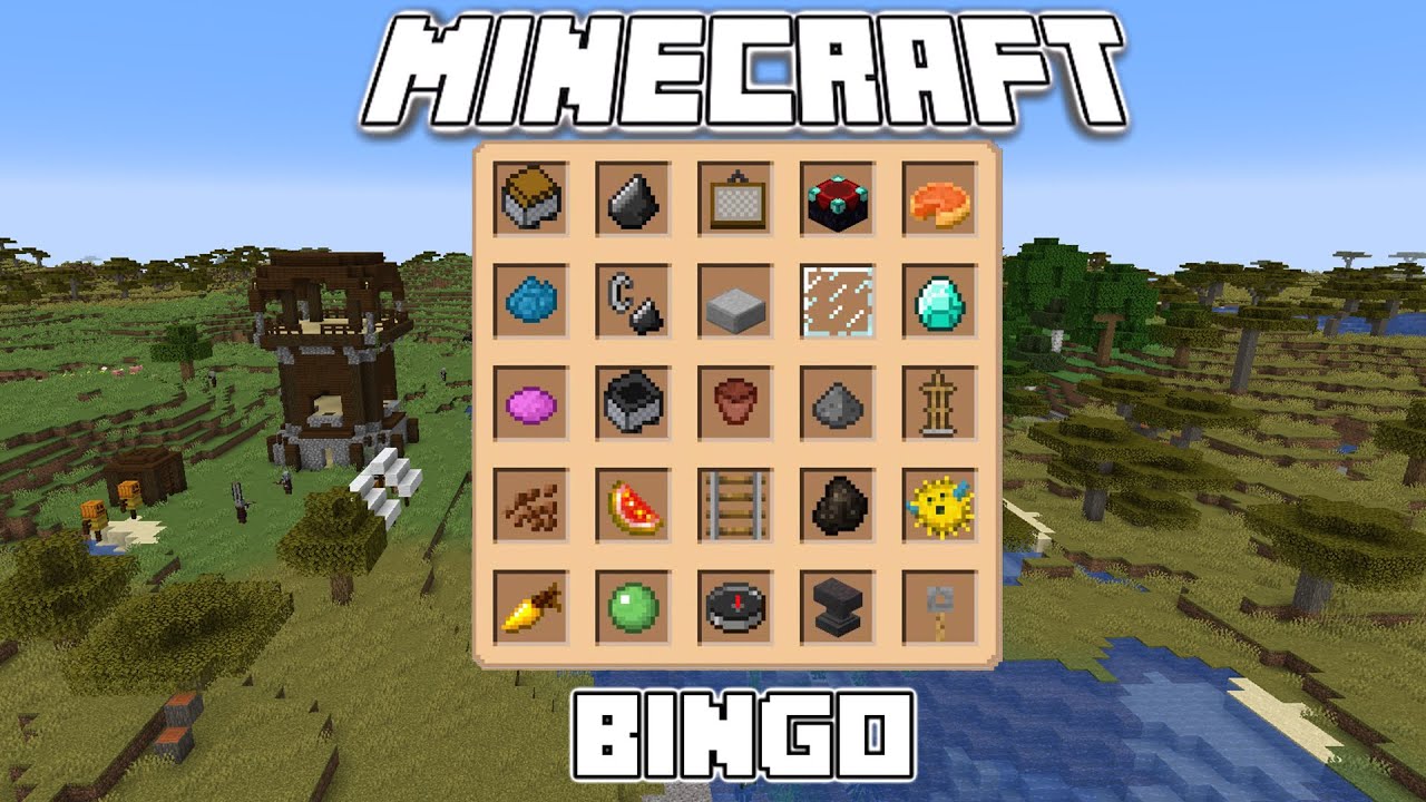 Modded Bingo Mod (1.12.2) - Scavenger Hunt Minigame 1