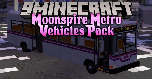 Moonspire Metro Vehicles Pack Mod (1.12.2) – Buses, Garbage Trucks Thumbnail