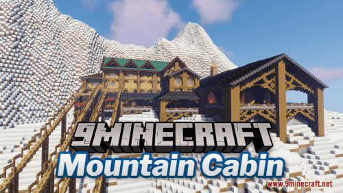 Mountain Cabin Map (1.21.1, 1.20.1) – Snowy Retreat Thumbnail