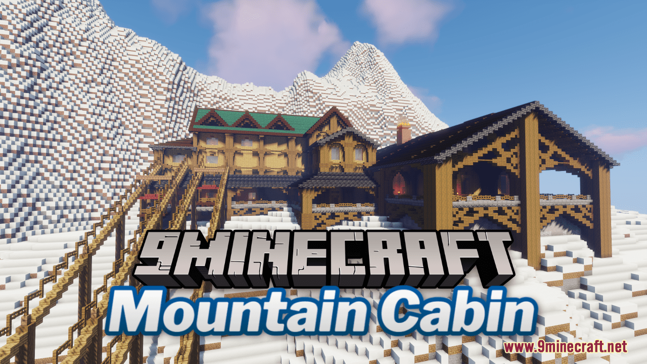 Mountain Cabin Map (1.21.1, 1.20.1) - Snowy Retreat 1