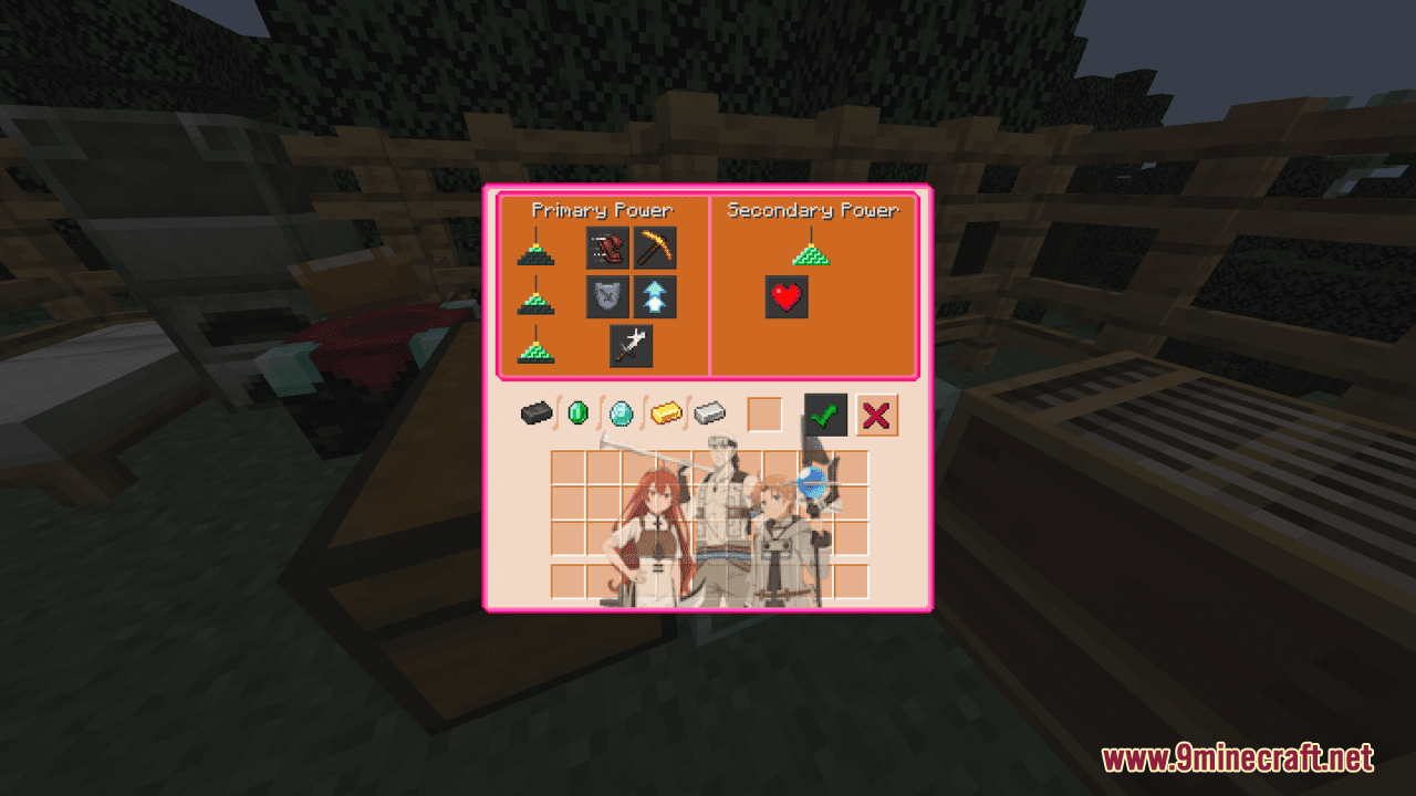 Mushoku Tensei Jobless Reincarnation Custom GUI Resource Pack (1.20.6, 1.20.1) - Texture Pack 9