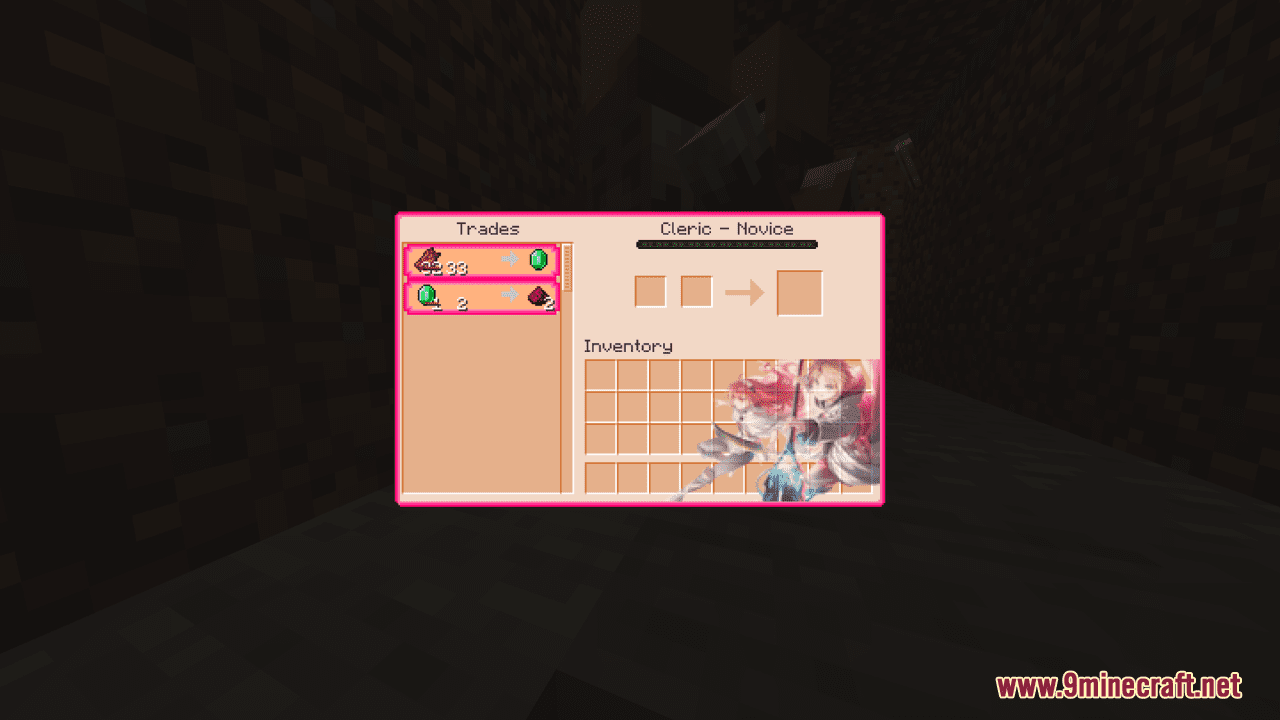 Mushoku Tensei Jobless Reincarnation Custom GUI Resource Pack (1.20.6, 1.20.1) - Texture Pack 10