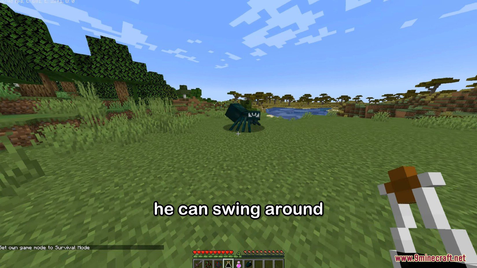 Mutant Spider Mod (1.19.2, 1.18.2) - Mutant Version of The Spider 4