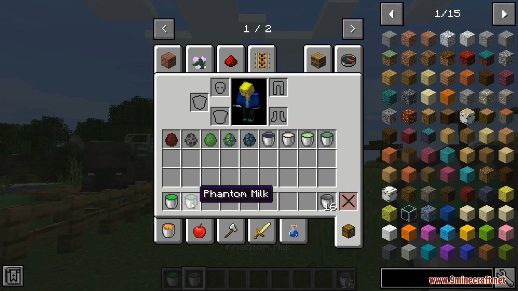 Mystery Milk Mod (1.16.5) - You Can Milk Any Mob 8