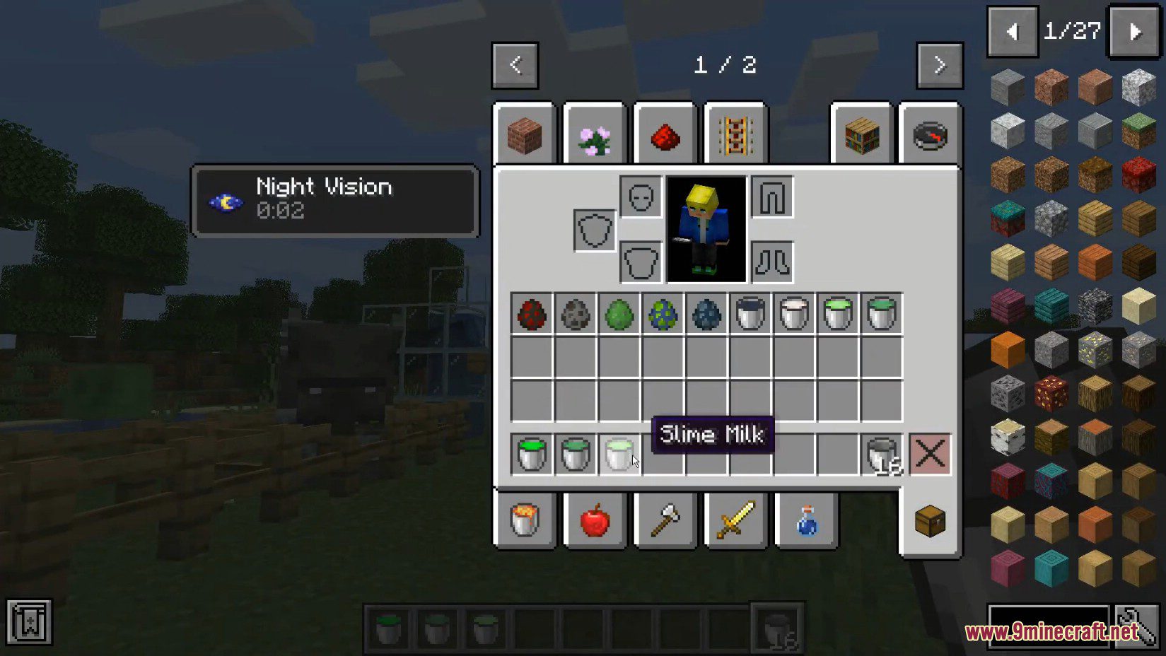 Mystery Milk Mod (1.16.5) - You Can Milk Any Mob 10