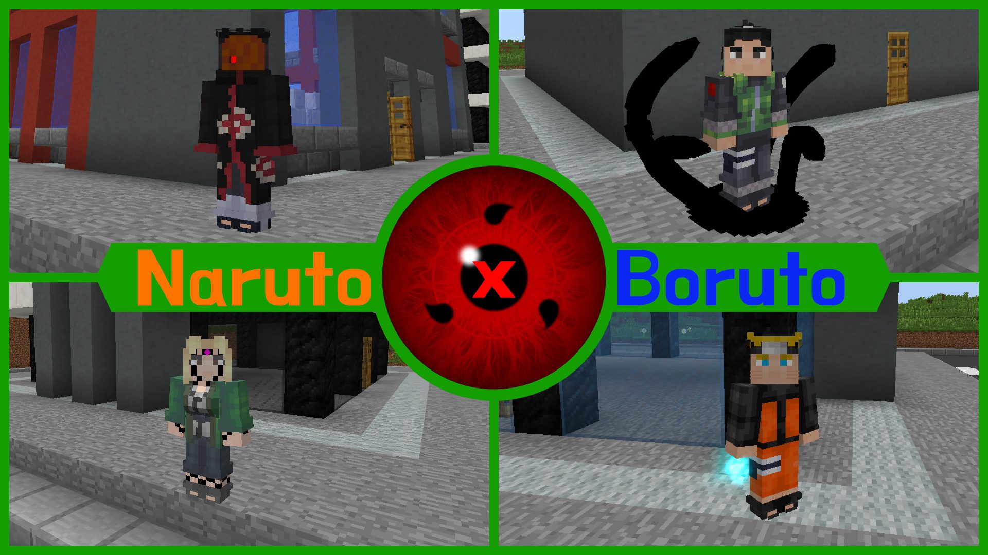 Naruto and Boruto Heropack Mod (1.7.10) - Genin, Chunin, Jonin 1