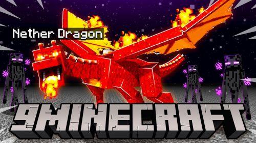 Nether Dragon Mod (1.19.2, 1.18.2) – Challenging Dragon Creature Thumbnail