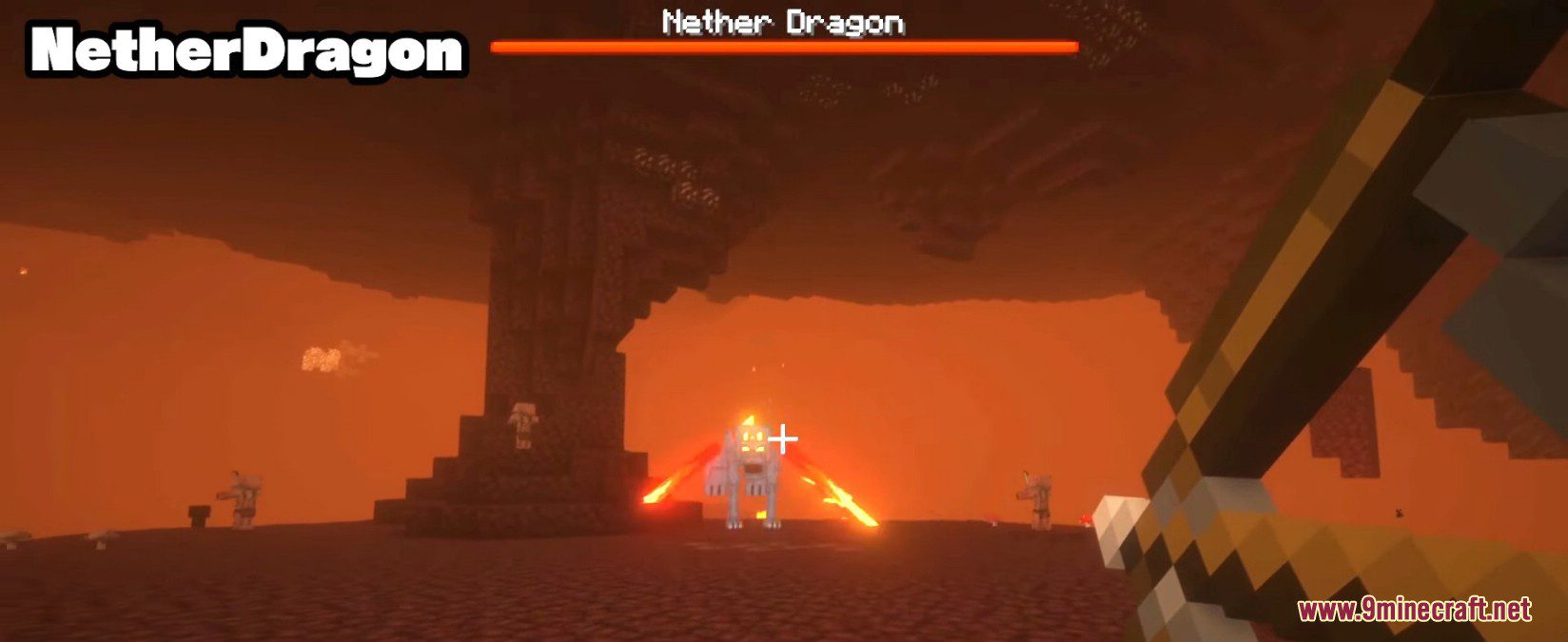 Nether Dragon Mod (1.19.2, 1.18.2) - Challenging Dragon Creature 8