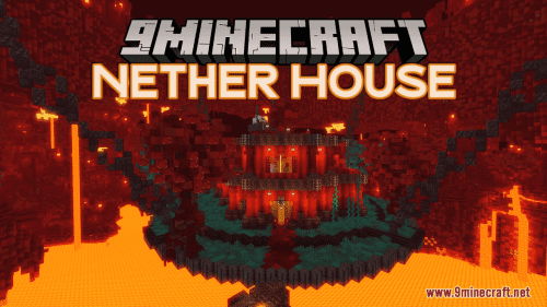 Nether House Map (1.21.1, 1.20.1) – Lava-Strung Sanctuary Thumbnail