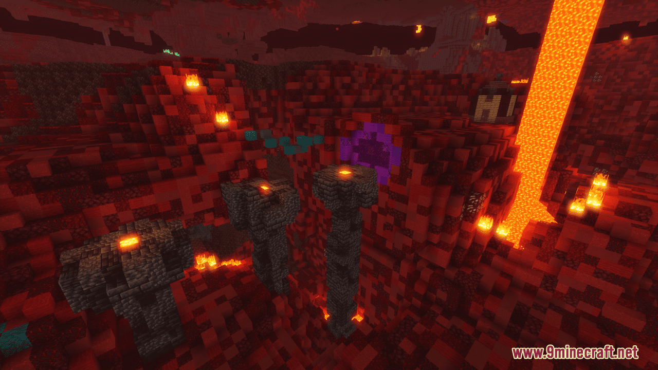 Nether House Map (1.21.1, 1.20.1) - Lava-Strung Sanctuary 2