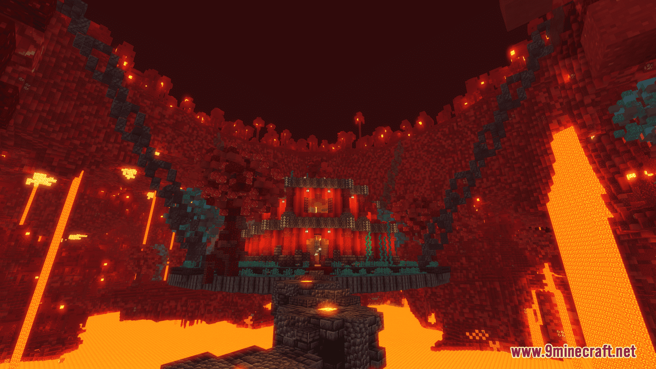 Nether House Map (1.21.1, 1.20.1) - Lava-Strung Sanctuary 7