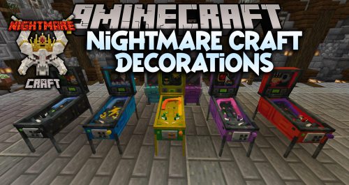 Nightmare Craft Decorations Mod (1.18.2) – Sparkly Blocks, Splatters, Arcades Thumbnail