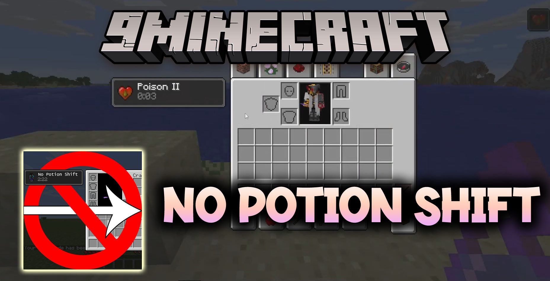 No Potion Shift Mod (1.16.5, 1.12.2) - Stop Moving Guis to The Right 1