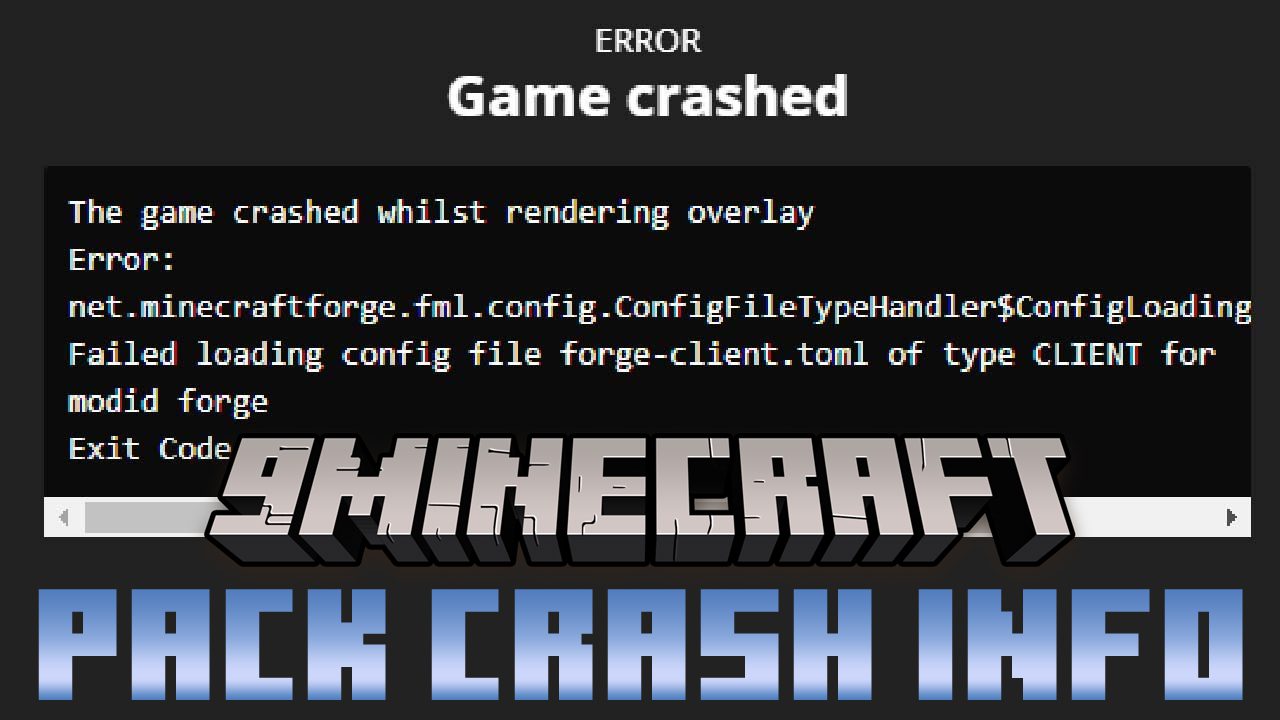 Pack Crash Info Mod (1.12.2) - Modpack Crash Log Information 1