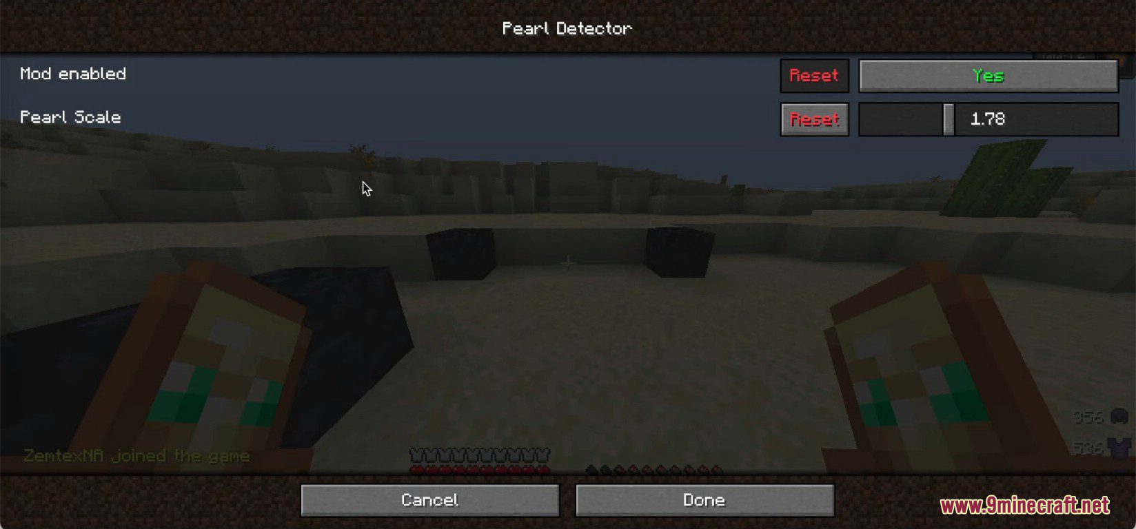 Pearl Detector Mod (1.21.1, 1.20.1) - Aware of Other People Pearling at You 6