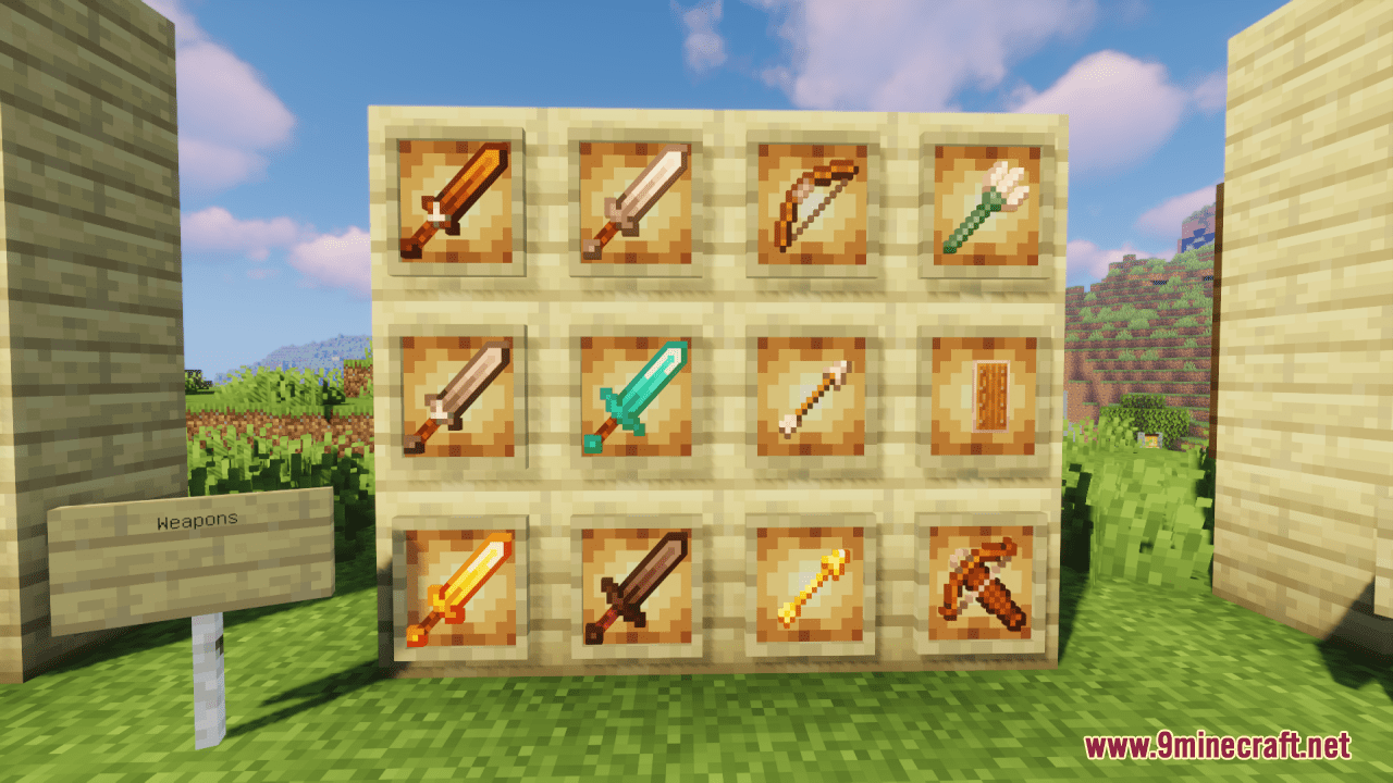 Pinky's 3D Swords Resource Pack (1.20.6, 1.20.1) - Texture Pack 4