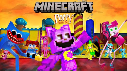 Poppy Playtime Mod (1.12.2) – New Monsters from Horror Video Game Thumbnail