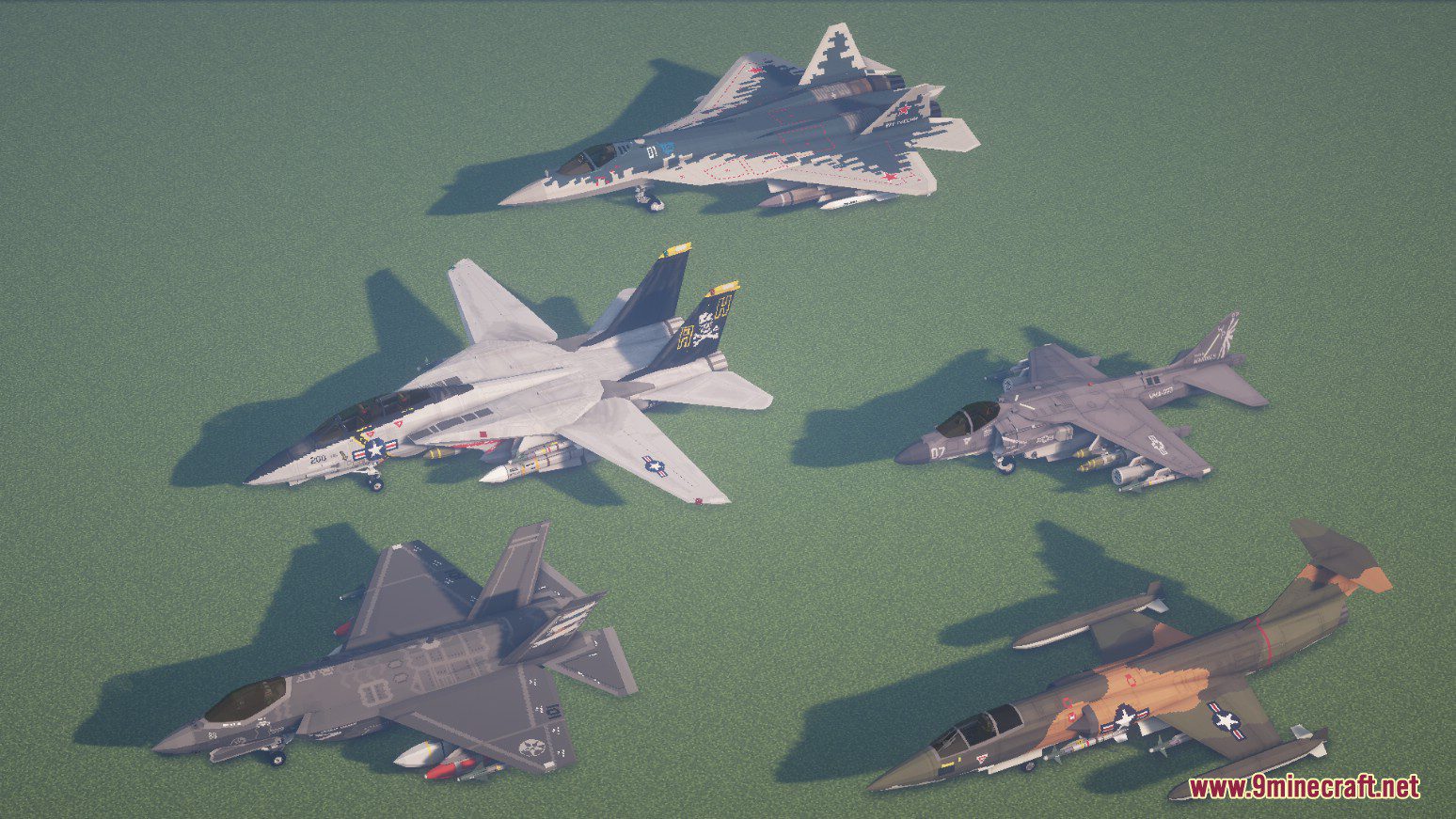 Potato Vehicle Industries Mod (1.12.2) - Jets, Su-57, Su-35 10