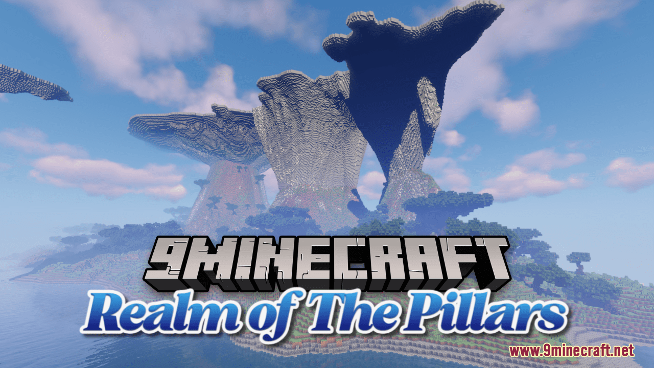 Realm of The Pillars Map (1.21.1, 1.20.1) - Mushroom Mountains Terrain 1