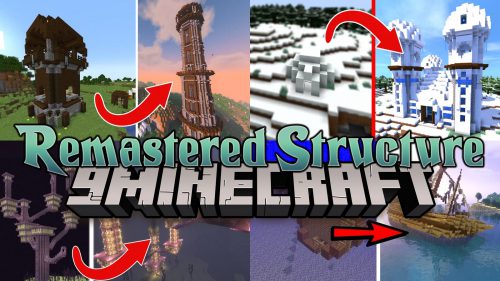 Remastered Structure Mod (1.20.4, 1.19.4) – Transform Your World Thumbnail