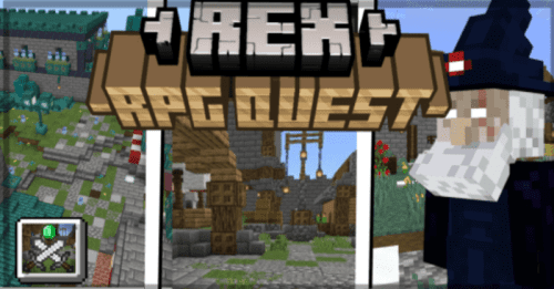 Rex RPG Quest Addon (1.20) – MCPE/Bedrock Mod Thumbnail