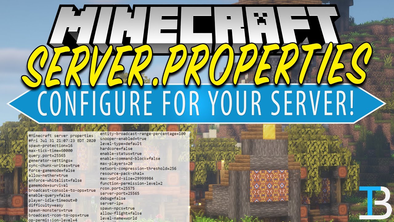 Server.Properties for LAN Mod (1.12.2, 1.7.10) - Generate File for Every Local Game 1