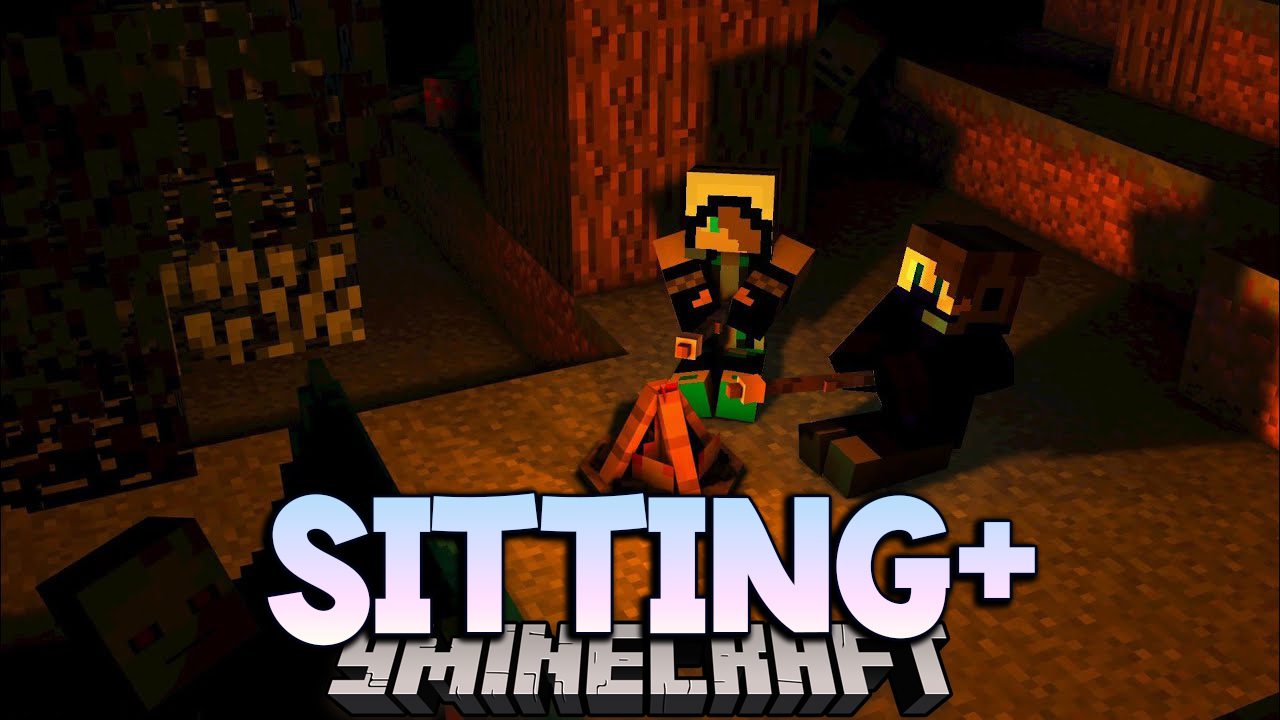 Sitting+ Mod (1.20.4, 1.20.1) - Sit and Rest Anywhere 1