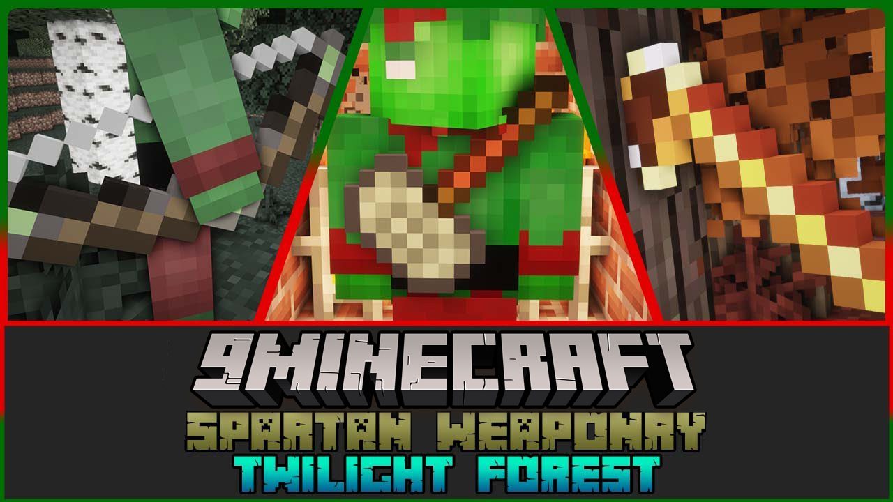 Spartan Weaponry Twilight Forest Mod (1.16.5, 1.12.2) - Medieval Weapons 1