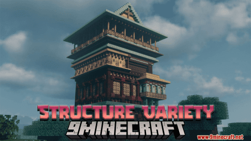 Structures Variety Data Pack (1.20.4, 1.19.4) – Architectural Transformation! Thumbnail