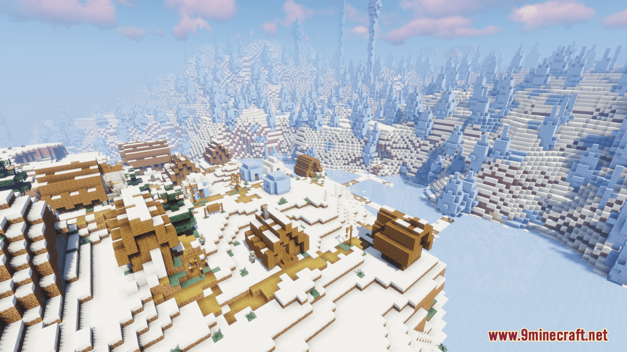 Summer vs Winter Map (1.21.1, 1.20.1) - Epic Battleground 8