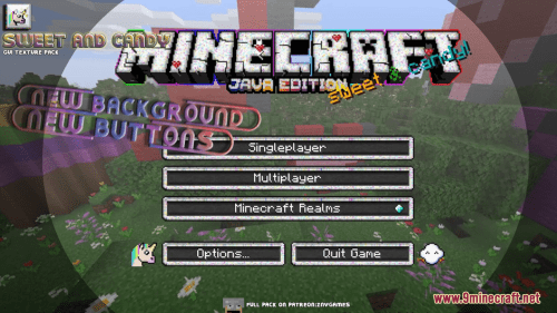 Sweet And Candy Resource Pack (1.20.4, 1.19.4) – Texture Pack Thumbnail