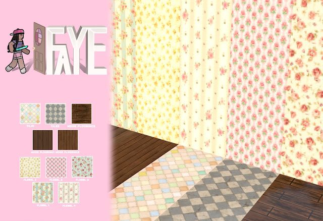 The FAYE Wallpaper & Flooring Set Addon (1.20, 1.19) - MCPE/Bedrock 3