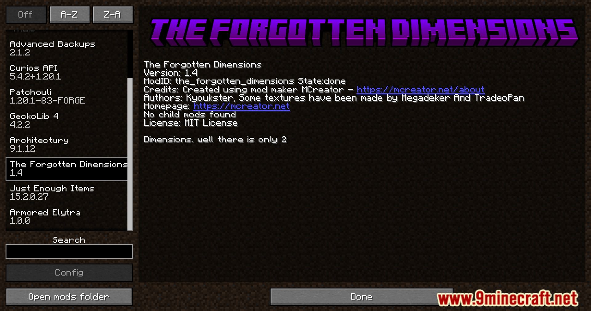 The Forgotten Dimensions Mod (1.20.1, 1.19.4) - Embark On An Icy Adventure 2