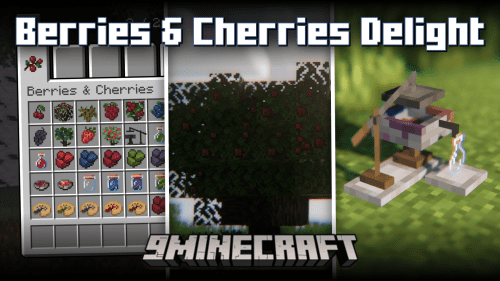 Berries & Cherries Delight Mod (1.20.1, 1.19.2) – Farmer’s Delight Add-On Thumbnail