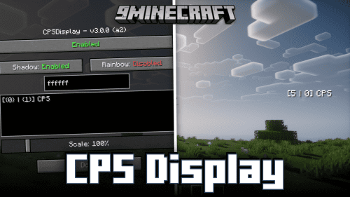 CPS Display Mod (1.20.4, 1.20.1) – Overlay Reading Your Clicks Per Second Thumbnail