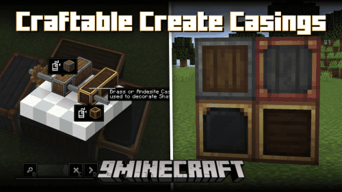 Craftable Create Casings Mod (1.20.1, 1.19.2) – Easy Crafting Recipes For Create’s Casings Thumbnail