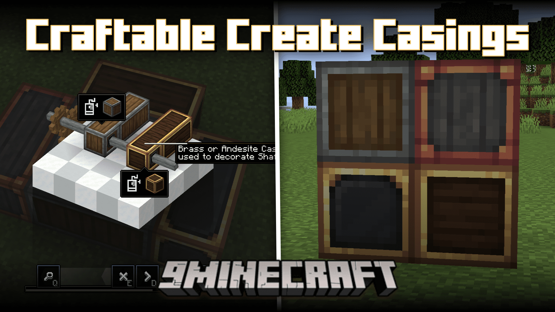 Craftable Create Casings Mod (1.20.1, 1.19.2) - Easy Crafting Recipes For Create’s Casings 1