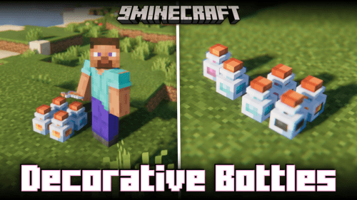 Decorative Bottles Mod (1.20.1, 1.19.2) – Makes Bottles Placeable Thumbnail