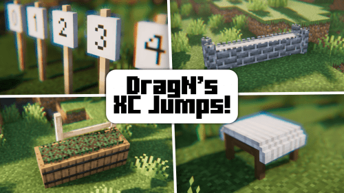 DragN’s XC Jumps Mod (1.20.1, 1.19.2) – 20+ New Horse Jump Hurdles Thumbnail