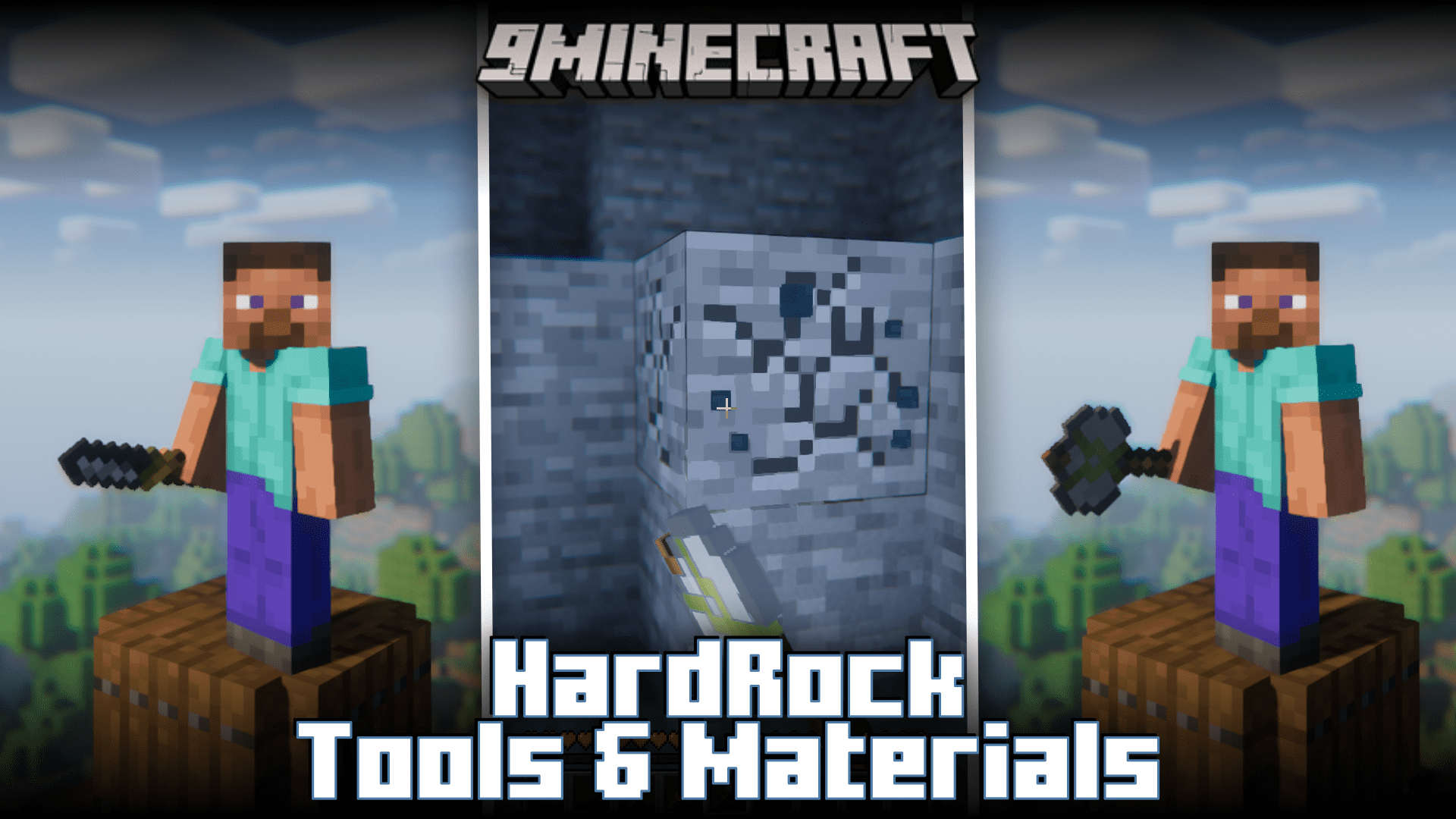 HardRock Tools & Materials Mod (1.20.1, 1.19.2) - Plant Fibers & Basic Tools 1