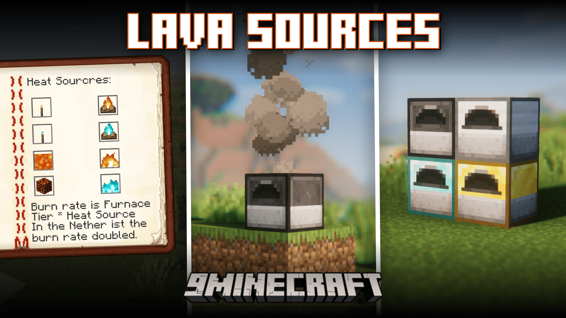 Lava Sources Mod (1.20.1, 1.19.4) - Makes Lava Renewable 1