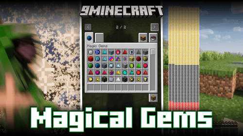 Magical Gems Mod (1.20.1) – Gems That Give You Superpowers Thumbnail