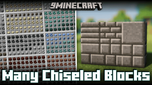 Many Chiseled Blocks Mod (1.20.4, 1.19.4) – Hundreds Of New Building Blocks Thumbnail