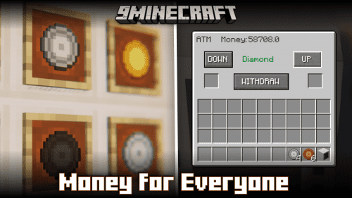 Money for Everyone Mod (1.20.1, 1.19.4) – Coins, Briefcases & ATMs Thumbnail