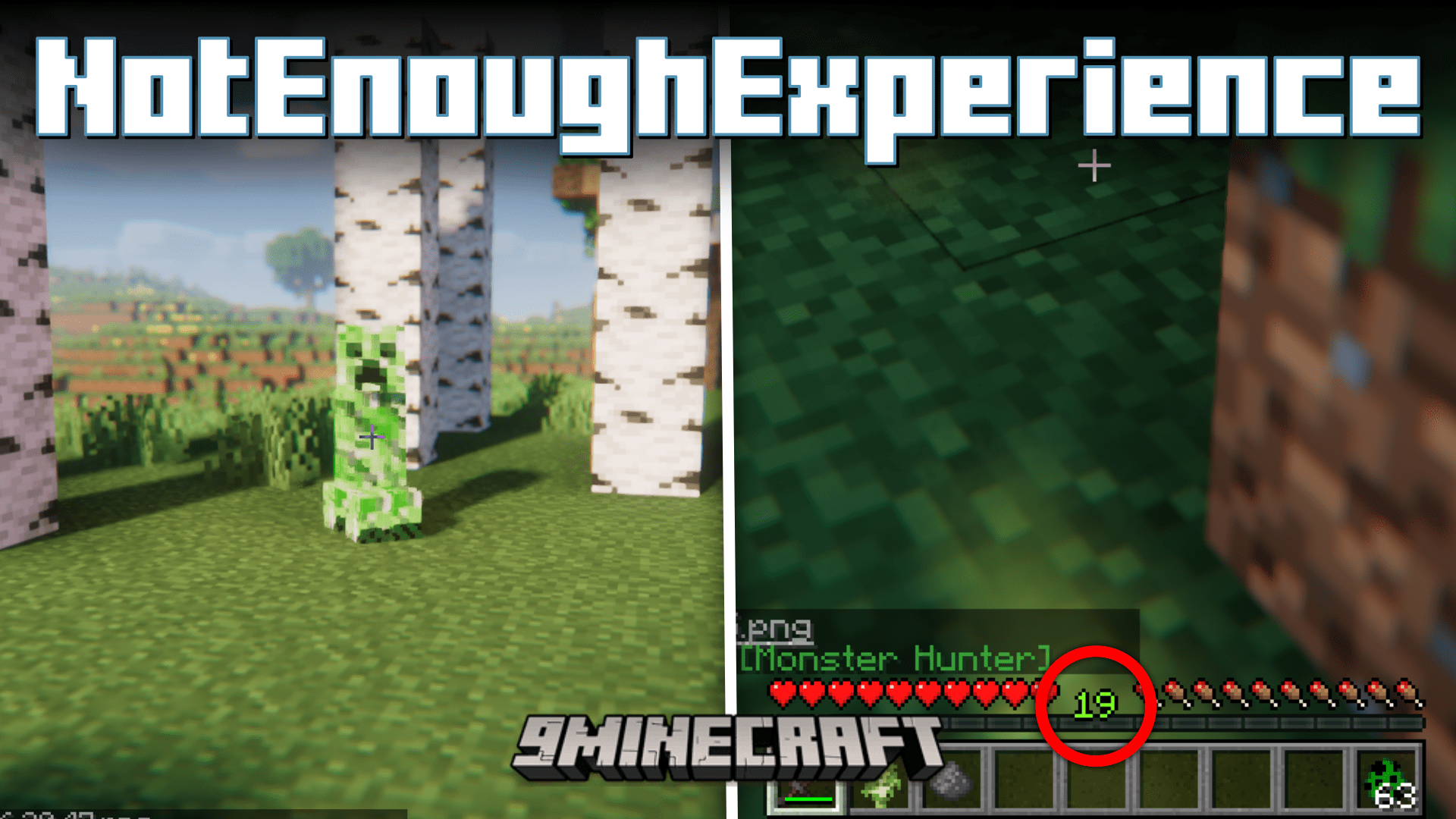 NotEnoughExperience Mod (1.20.1, 1.19.3) - Increase The Amount XP Dropped By Mobs 1